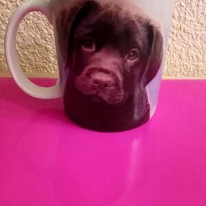 Lang Mugs Chocolate Labrador By John Weiss& Greenwich Artwork Signed 2004